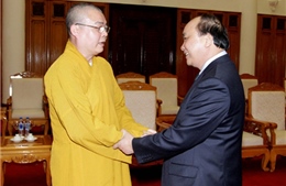 Phó Thủ tướng Nguyễn Xuân Phúc tiếp đoàn chức sắc các tôn giáo